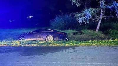 Водій напідпитку на Львівщині злетів в кювет (ФОТО)