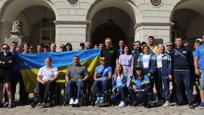 У Львові зустріли збірну України, що представляла країну на Іграх воїнів у США