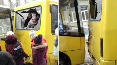 У Львові не розминулися маршрутні автобуси