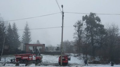 На Жовківщині вщент згорів Народний дім