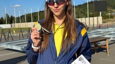 Спортсменка Львівщини Олена Городна – чемпіонка України з літнього біатлону