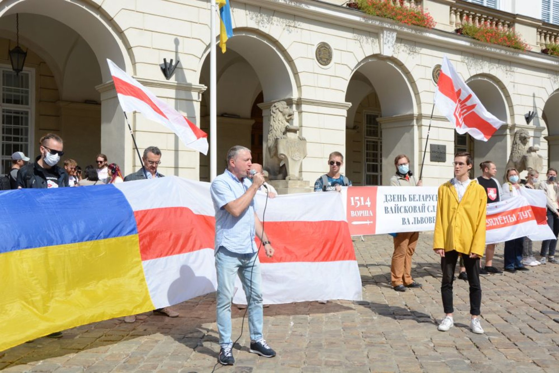 У Львові відкрили виставку «Рік спротиву: як по(в)стає Білорусь», фото ЛМР