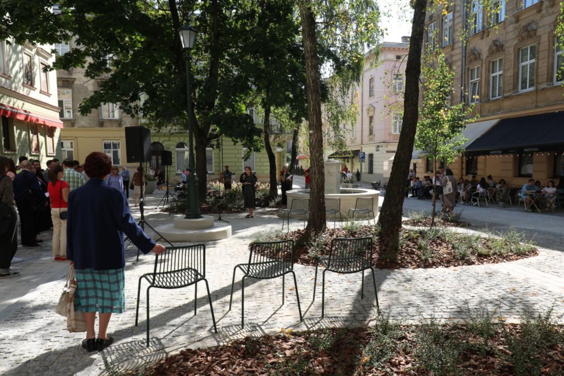 У Львові відкрили оновлену площу Коліївщини, фото ЛМР