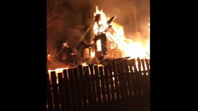 На Львівщині вщент згорів готельний комплекс (ВІДЕО)