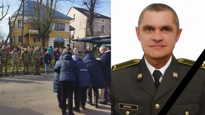 Сокальська громада зустріла тіло Романа Шпака, який загинув поблизу Бахмуту