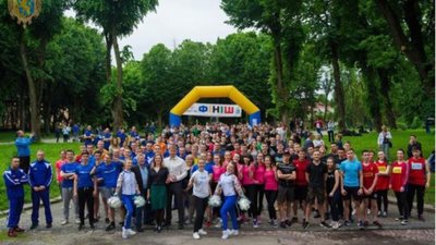 350 студентів Львівщини пробігли “Студентську милю”