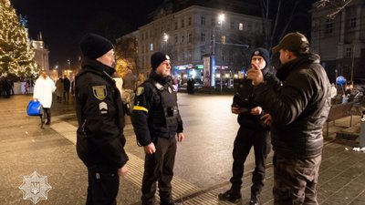 Новорічна ніч у Львові минула спокійно