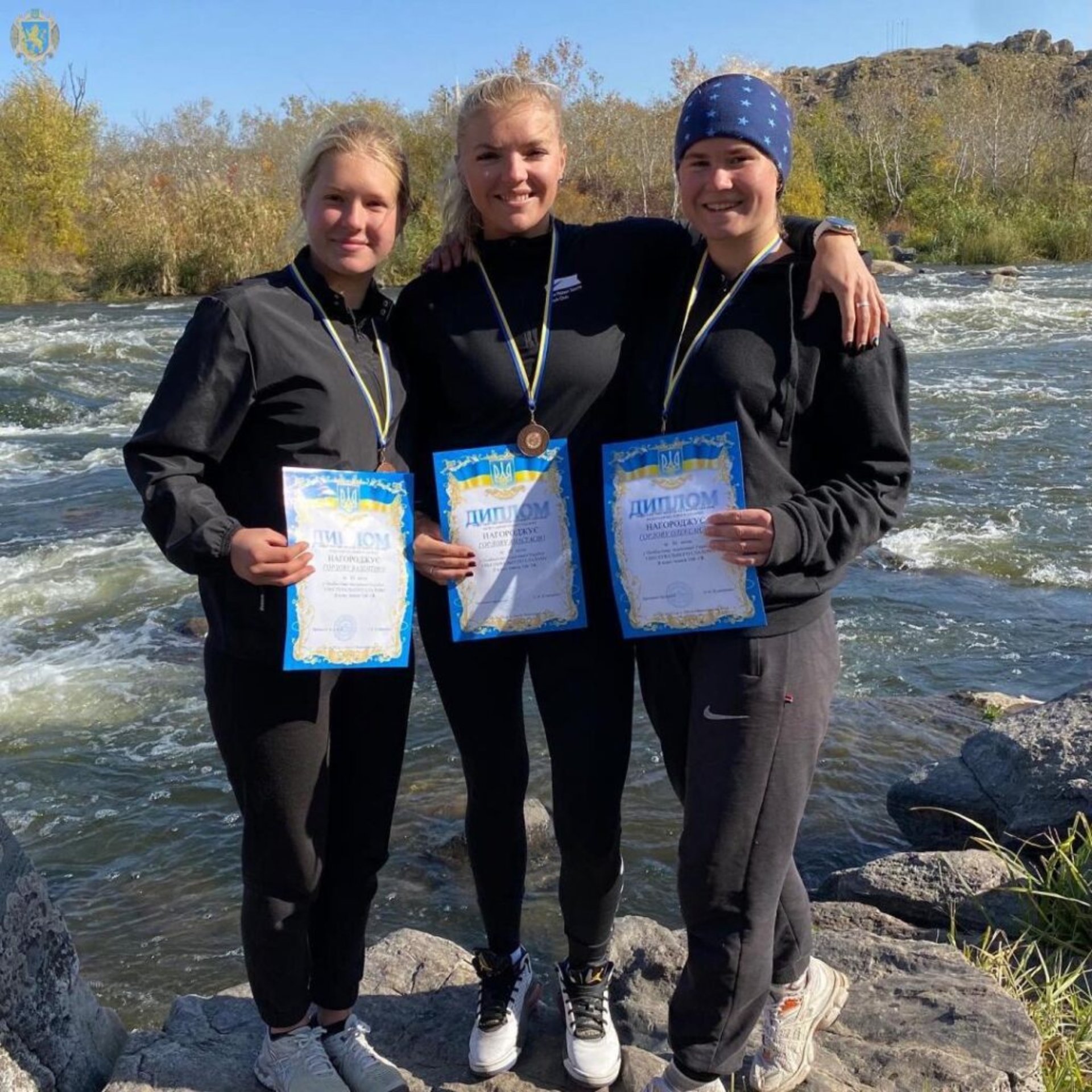 Сестри Горлови стали бронзовими призерками Чемпіонату України з веслувального слалому