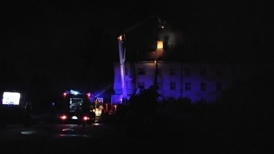 У Львові горіла цегляна будівля