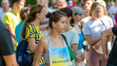 Сотні львів‘ян доєднались до акції «Біжу за «Азовсталь»