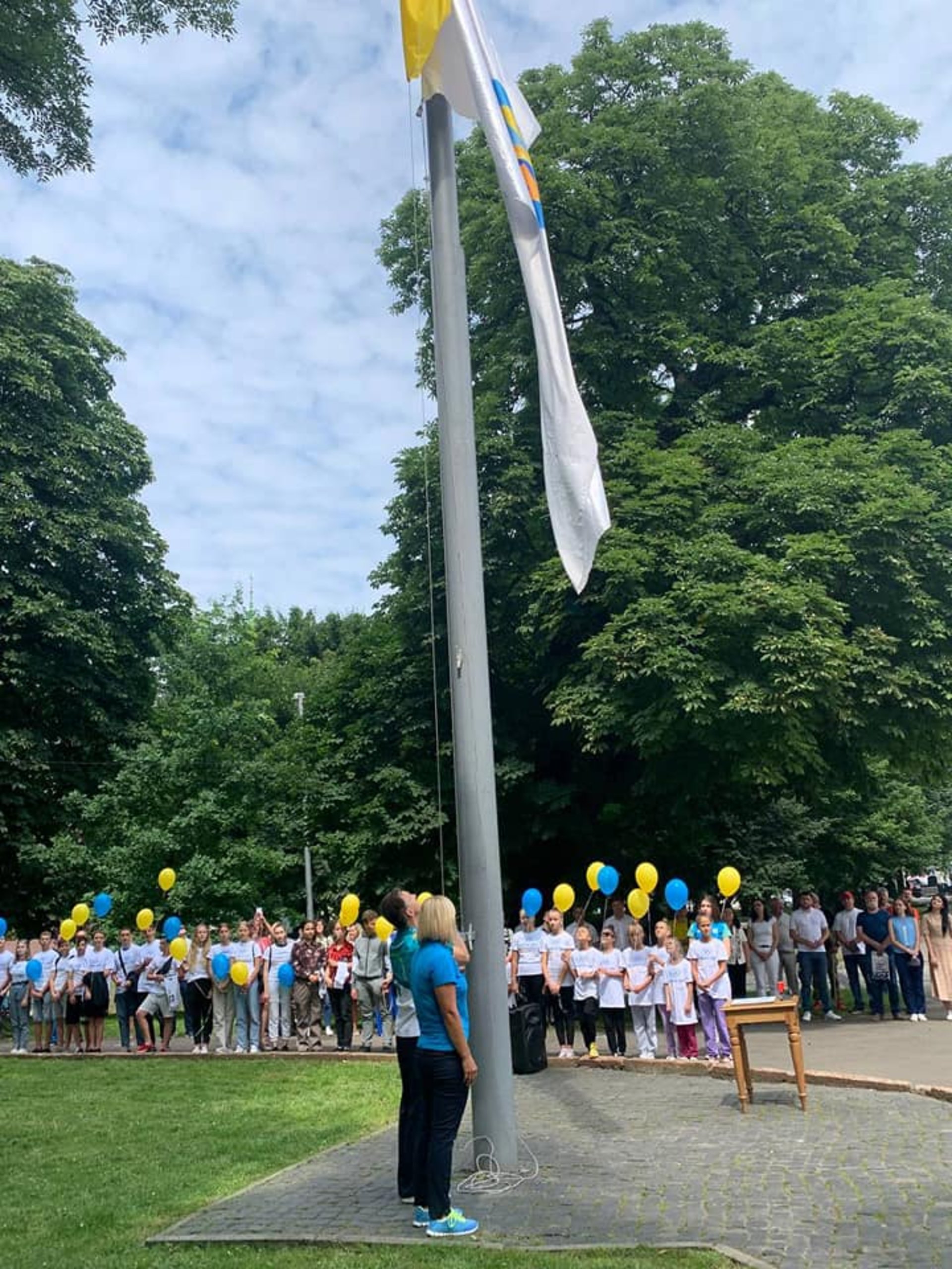 У Львові відзначили початок Олімпіади у Токіо, фото ЄС Львів