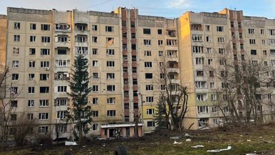 У Львові вибуховою хвилею пошкоджені житлові будинки (ФОТО)