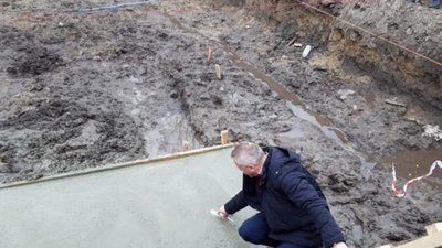 На Жовківщині заклали фундамент під будівництво лабораторії молока