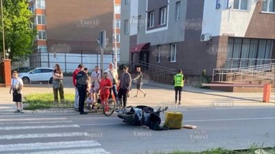 У Львові неповнолітній велосипедист потрапив у аварію