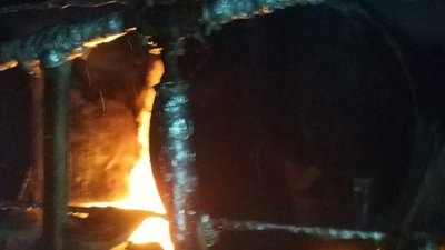 На Сокальщині ліквідували пожежу в бітумній установці