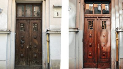 У Львові відновили браму у будинку на вулиці Стецька