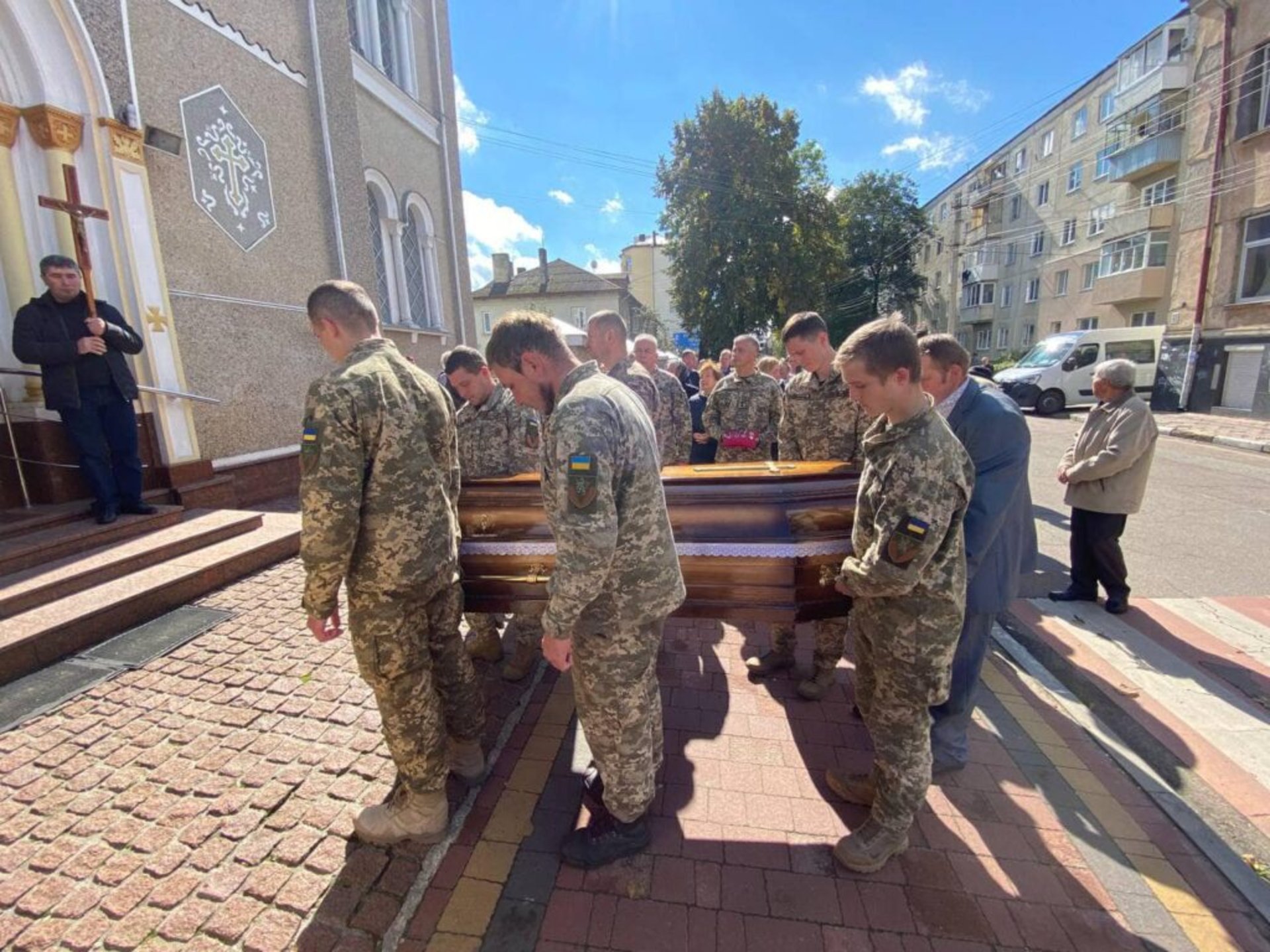 У Стрию поховали підполковника ЗСУ Віктора Пантєлєєва