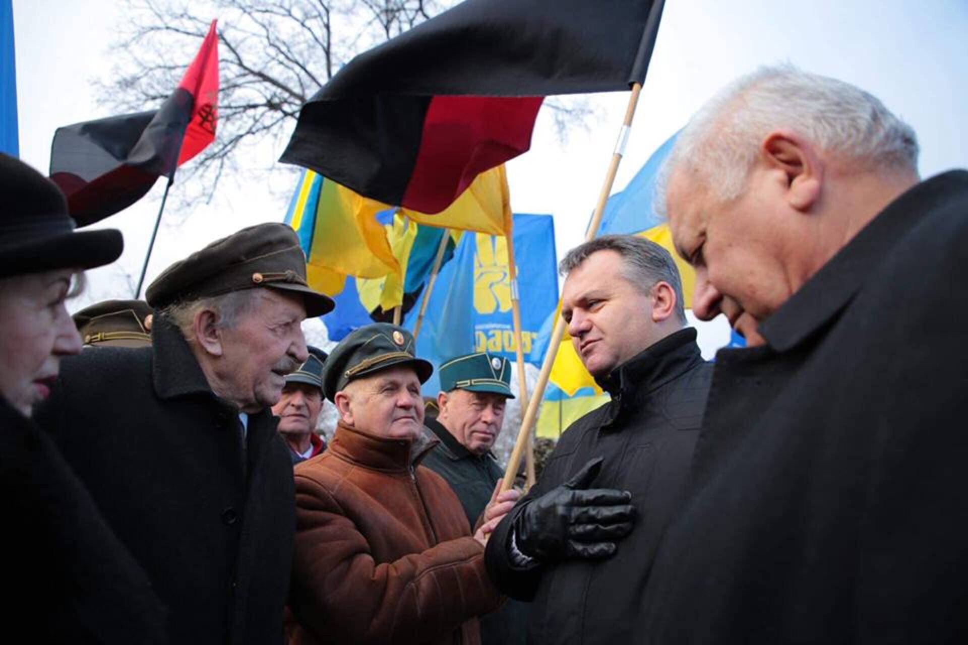 На Львівщині відзначили 110-ту річницю від дня народження Степана Бандери. Фото Ольга Матейчик